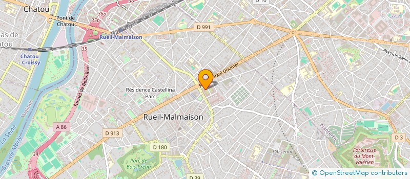 localisation de l'entreprise DK CONCEPT à RUEIL-MALMAISON