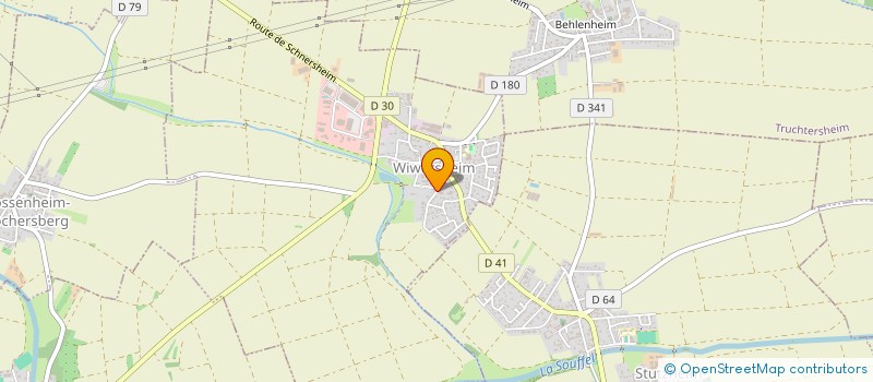 localisation de l'entreprise DK CONSEIL  WIWERSHEIM