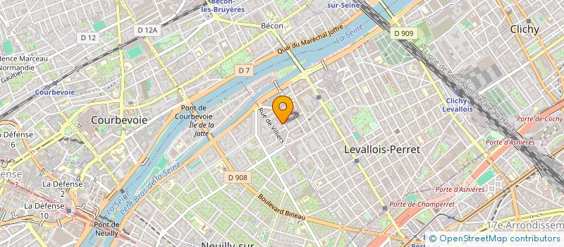 localisation de l'entreprise DK CONSEIL à LEVALLOIS-PERRET