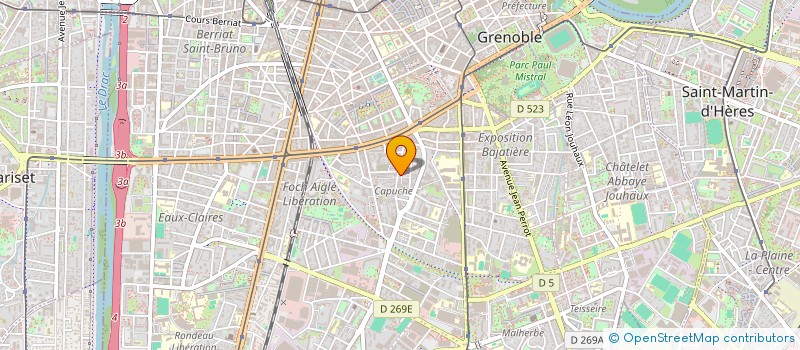 localisation de l'entreprise DK CONSTRUCTION  GRENOBLE