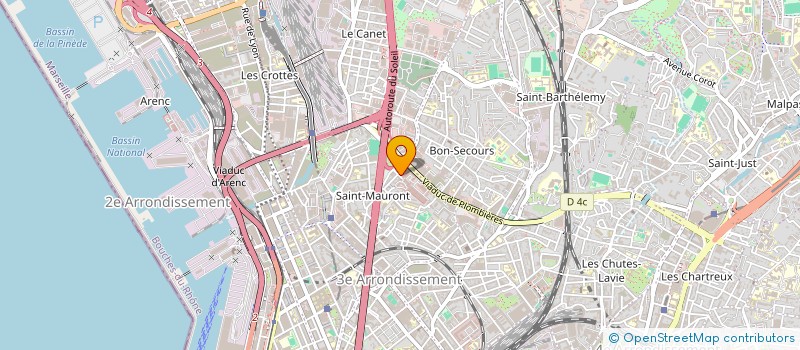 localisation de l'entreprise DK CONSULTANTS à MARSEILLE