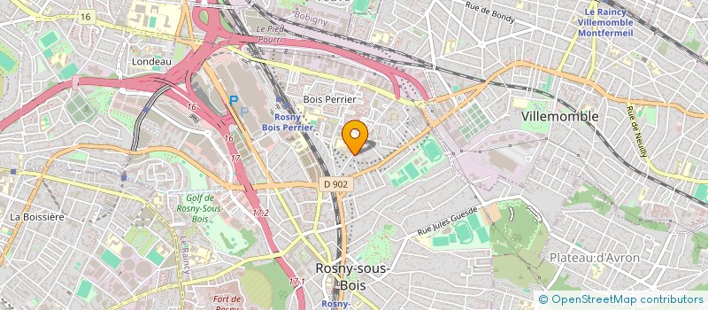 localisation de l'entreprise DK CONSULTING à ROSNY-SOUS-BOIS