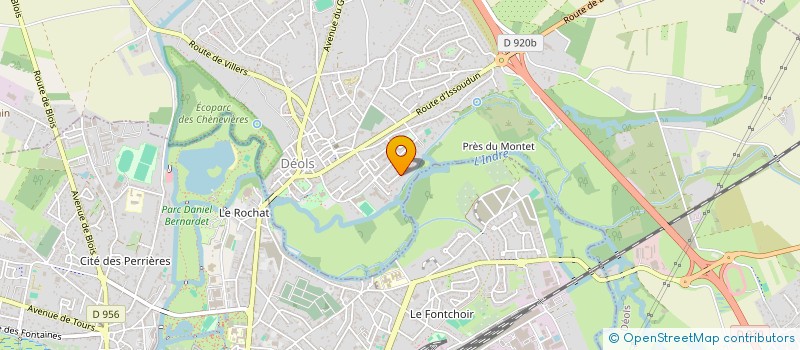 localisation de l'entreprise DK CONSULTING  DEOLS