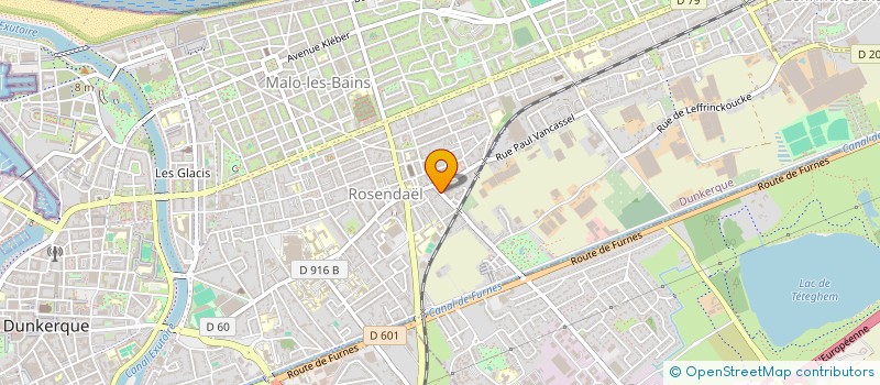 localisation de l'entreprise DK CUISINES & BAINS à DUNKERQUE