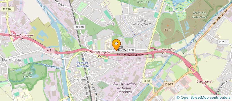 localisation de l'entreprise DK DISTRIBUTIONS  FLERS-EN-ESCREBIEUX