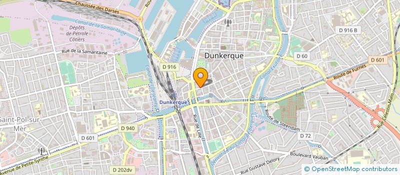 localisation de l'entreprise DK DOCKS à DUNKERQUE