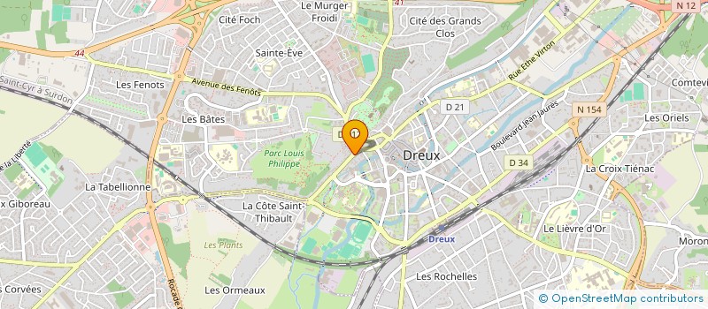 localisation de l'entreprise DK DREUX à DREUX