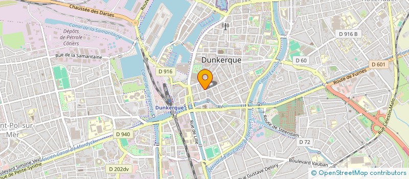 localisation de l'entreprise DK DRIVE ECOLE DE CONDUITE à DUNKERQUE