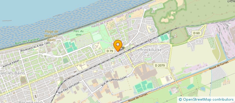 localisation de l'entreprise DK ENERGIE à DUNKERQUE