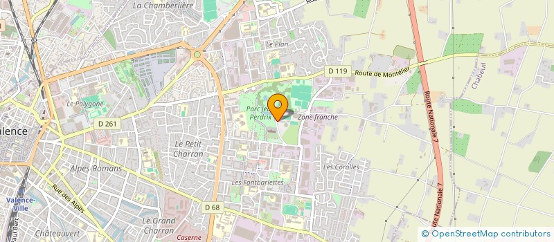 localisation de l'entreprise DK ENERGY  MONTELIMAR