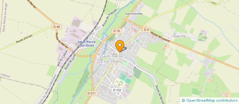 localisation de l'entreprise DK FOOD  SAINT-PIERRE-EN-AUGE