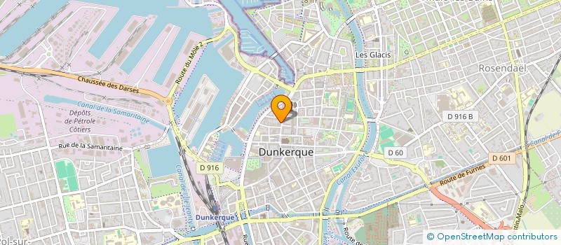 localisation de l'entreprise DK FOOT à DUNKERQUE
