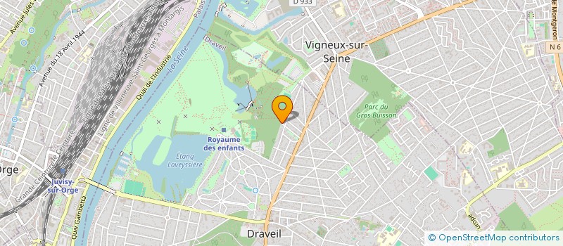 localisation de l'entreprise DK HOLDING à DRAVEIL