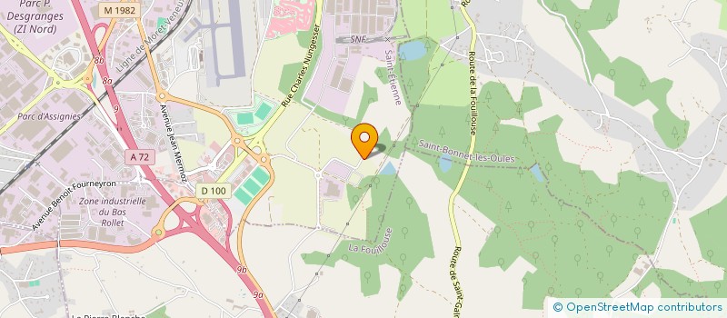 localisation de l'entreprise DK IMMO  ANDREZIEUX-BOUTHEON