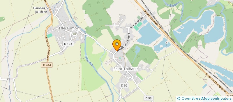 localisation de l'entreprise DK IMMO  SAINT-THIBAULT