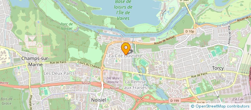 localisation de l'entreprise DK IMMO  NOISIEL