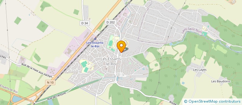 localisation de l'entreprise DK IMMOBILIER  LES ESSARTS-LE-ROI