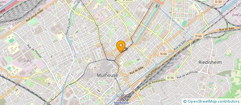 localisation de l'entreprise DK INVESTISSEMENT  MULHOUSE