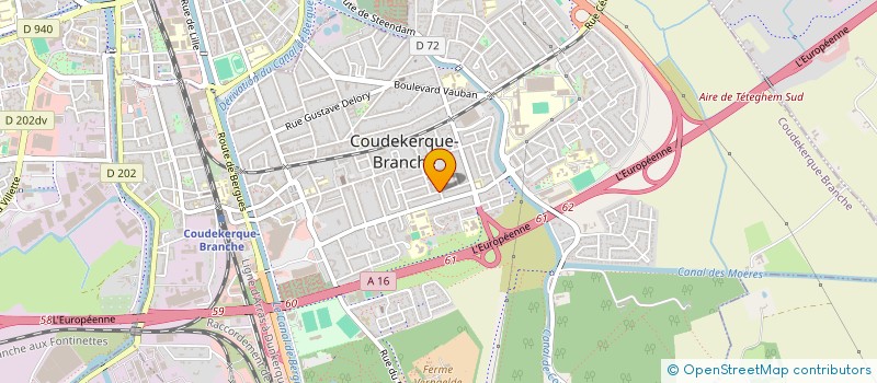 localisation de l'entreprise DK LAV à COUDEKERQUE-BRANCHE