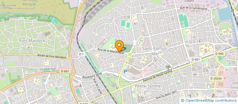 localisation de l'entreprise DK MEDICAL à DUNKERQUE