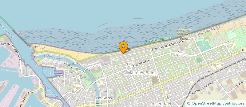 localisation de l'entreprise DK MOVE à DUNKERQUE