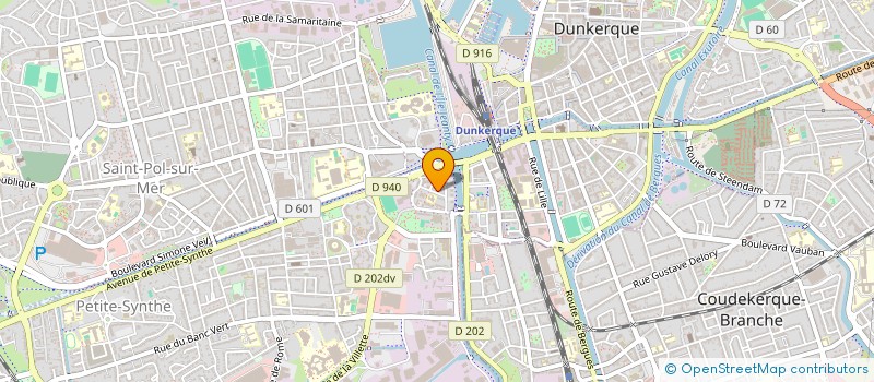 localisation de l'entreprise DK PAPIER  DUNKERQUE