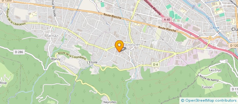 localisation de l'entreprise DK PARTNERS à SCIONZIER