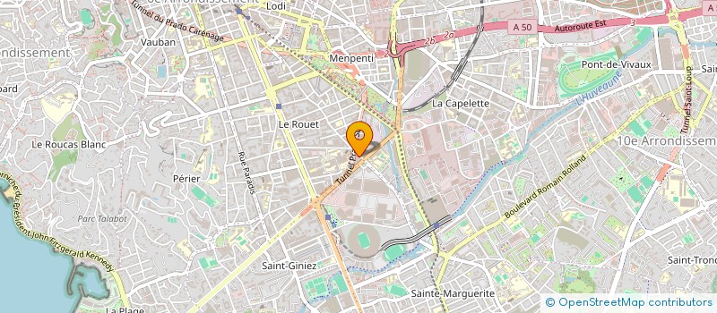 localisation de l'entreprise DK PIZZA à MARSEILLE