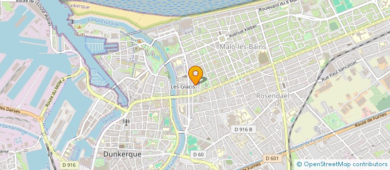 localisation de l'entreprise DK PLEIADES à DUNKERQUE