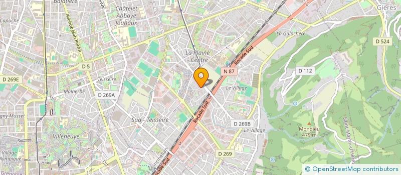 localisation de l'entreprise DK PROTECT à SAINT-MARTIN-D'HERES