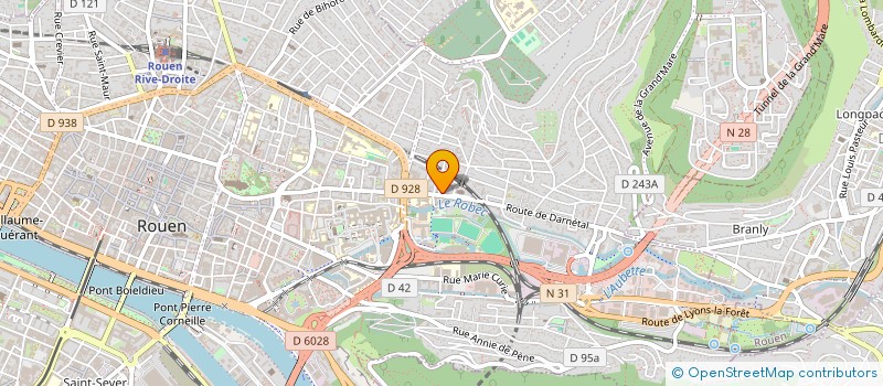 localisation de l'entreprise DK-RENOV à ROUEN