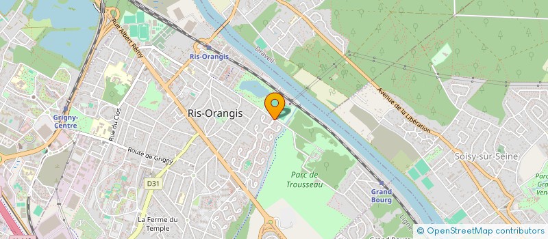 localisation de l'entreprise DK RENOVATION  RIS-ORANGIS