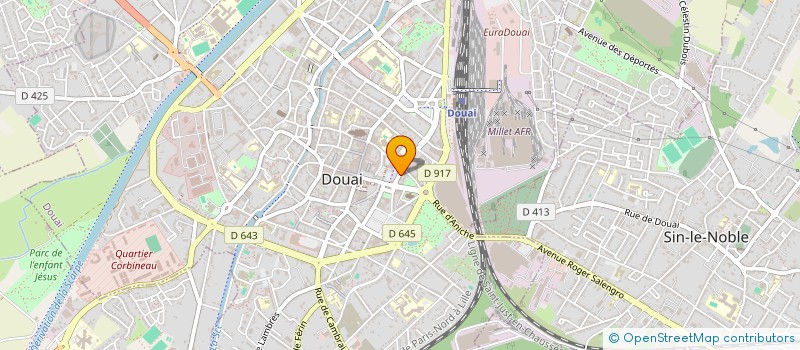 localisation de l'entreprise DK REPUBLIQUE à DOUAI