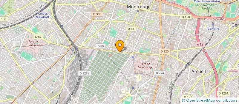 localisation de l'entreprise DK RESTAURANTS III  MONTROUGE