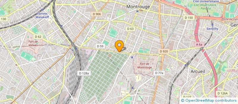 localisation de l'entreprise DK RESTAURANTS IV  MONTROUGE