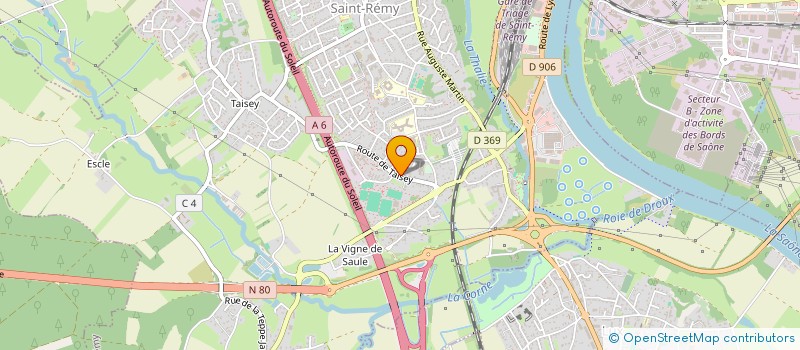 localisation de l'entreprise DK-SANTE  SAINT-REMY