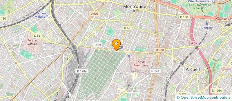localisation de l'entreprise DK SERVICES  MONTROUGE