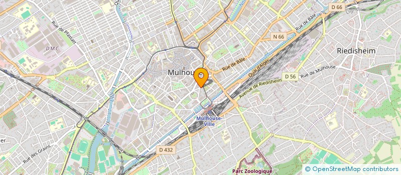 localisation de l'entreprise DK SERVICES  MULHOUSE