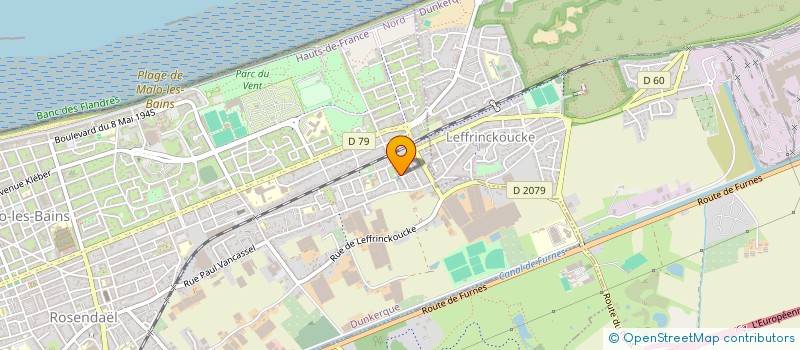 localisation de l'entreprise DK STAPS à DUNKERQUE