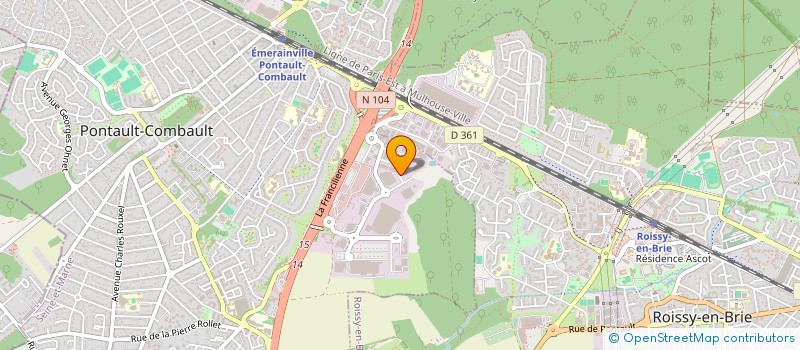 localisation de l'entreprise DK STYLE SARL à PONTAULT-COMBAULT
