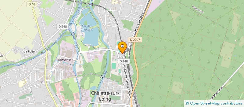 localisation de l'entreprise DK TELECOM  CHALETTE-SUR-LOING