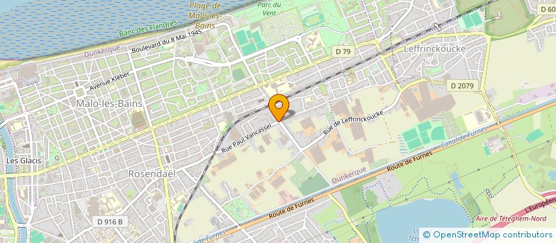 localisation de l'entreprise DK TIMBRE à DUNKERQUE