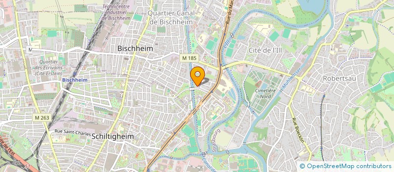 localisation de l'entreprise DK TOITURE SASU  BISCHHEIM