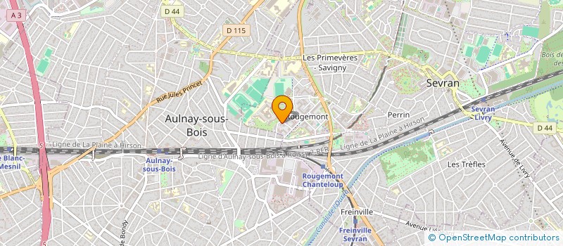 localisation de l'entreprise DK TRANSPORTS SERVICES à SEVRAN
