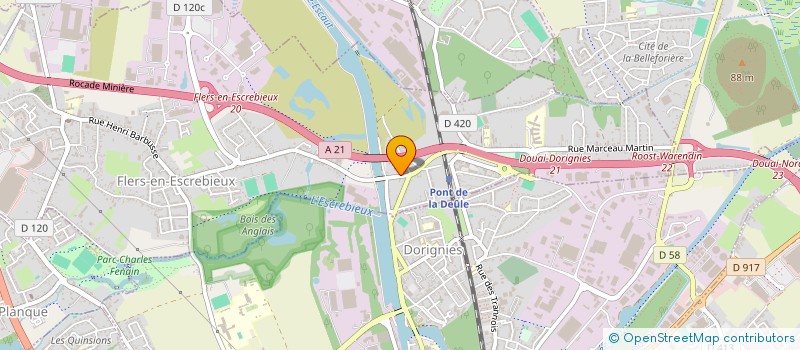 localisation de l'entreprise DK WORKERS à FLERS-EN-ESCREBIEUX