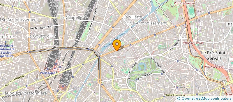 localisation de l'entreprise DK7 COMMUNICATIONS  PARIS