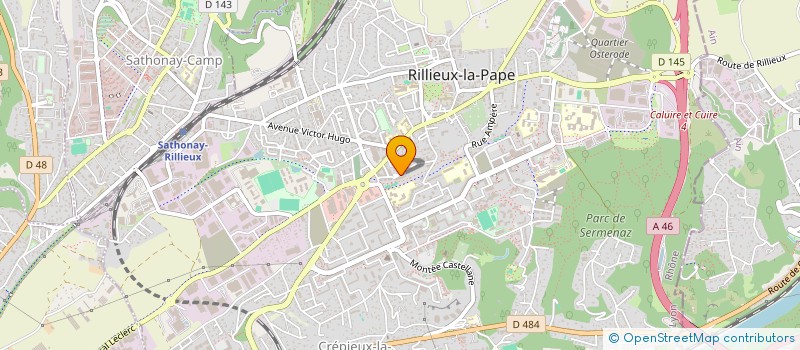 localisation de l'entreprise DKA -INVEST  RILLIEUX-LA-PAPE