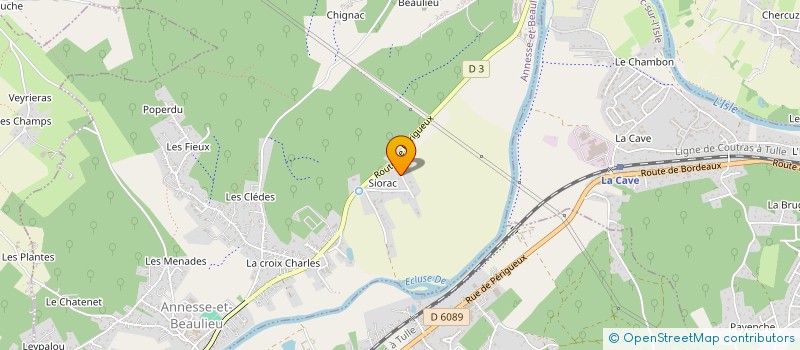 localisation de l'entreprise DKAC  ANNESSE-ET-BEAULIEU