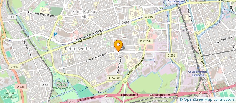 localisation de l'entreprise DKASUALS à DUNKERQUE