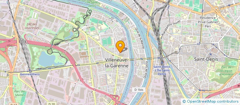 localisation de l'entreprise DKB CONSEIL  VILLENEUVE-LA-GARENNE